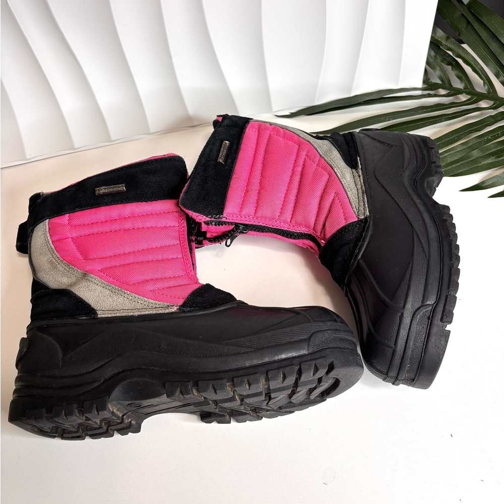 Northside Pink and Black Winter Boots size 4